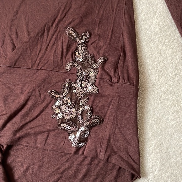 Y2K Beautiful boho off the shoulder knit - Picture 5 of 9